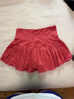 Goldhinge Pink Pleated Skirt - XS
